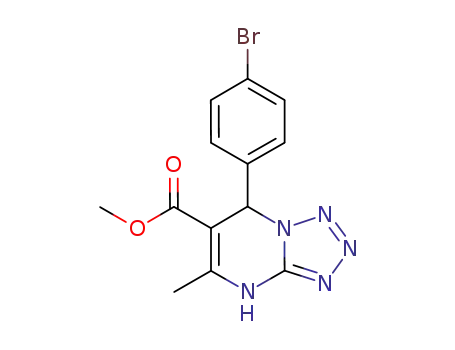 methyl 7-(4-bromophenyl)-5-methyl-4,7-dihydrotetrazolo[1,5-a]pyrimidine-6-carboxylate