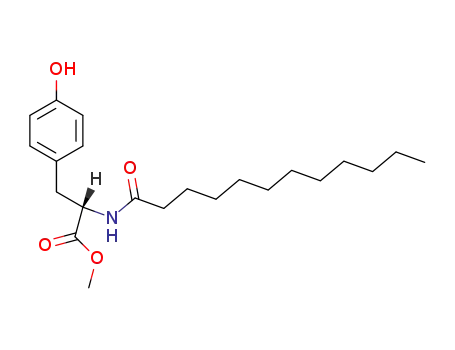 L-Tyrosine, N-(1-oxododecyl)-, methyl ester
