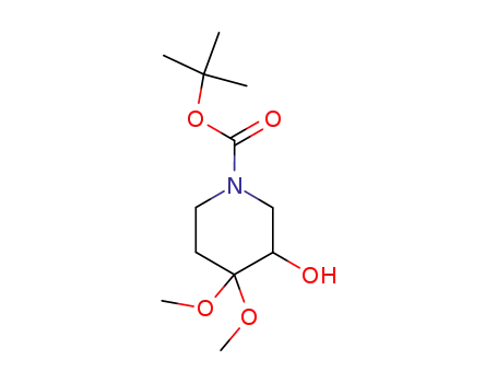1-피페리딘카르복실산, 3-히드록시-4,4-디메톡시-, 1,1-디메틸에틸 에스테르