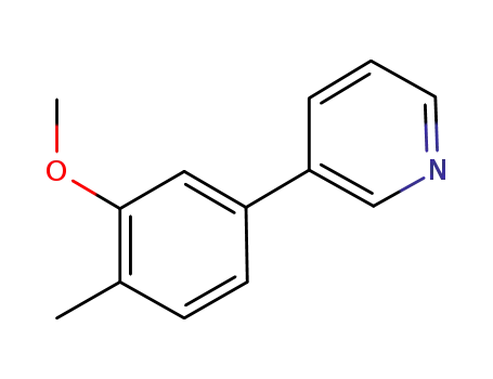 Molecular Structure of 702683-21-4 (3-(3-methoxy-4-methylphenyl)pyridine)