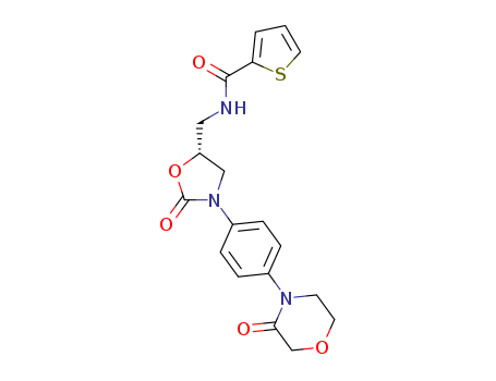 (S)-N-((2-oxo-3-(4-(3-oxomorpholino)phenyl)oxazolidin-5-yl) methyl)thiophene-2-carboxamide
