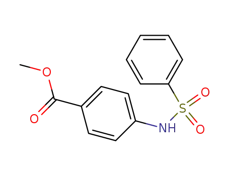 Molecular Structure of 107920-79-6 (Methyl 4-(phenylsulfonaMido)benzoate)