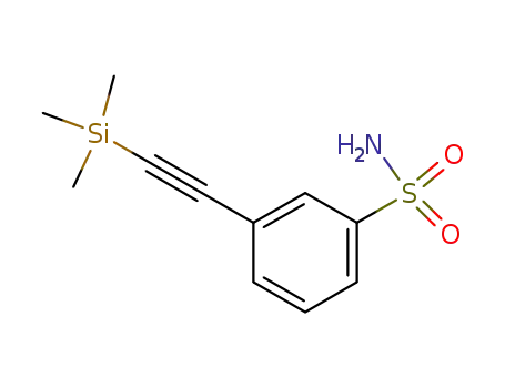 Molecular Structure of 1033586-48-9 (3-[(trimethylsilyl)ethynyl]benzenesulfonamide)