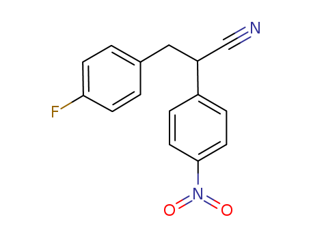 3-(4-fluorophenyl)-2-(4-nitrophenyl)propanenitrile