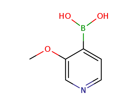 Molecular Structure of 1008506-24-8 (3-METHOXYPYRIDINE-4-BORONIC ACID)