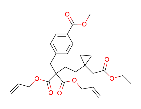 diallyl {2-[1-(2-ethoxy-2-oxoethyl)cyclopropyl]ethyl}[4-(methoxycarbonyl)benzyl]malonate