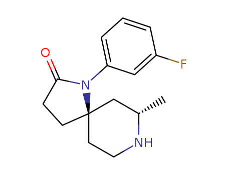 (5R,7S)-1-(3-fluorophenyl)-7-Methyl-1,8-diazaspiro[4.5]decan-2-one(1227685-16-6)