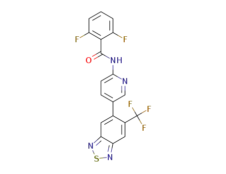 2,6-difluoro-N-(5-(6-(trifluoromethyl)benzo[c][1,2,5]thiadiazol-5-yl)pyridin-2-yl)benzamide