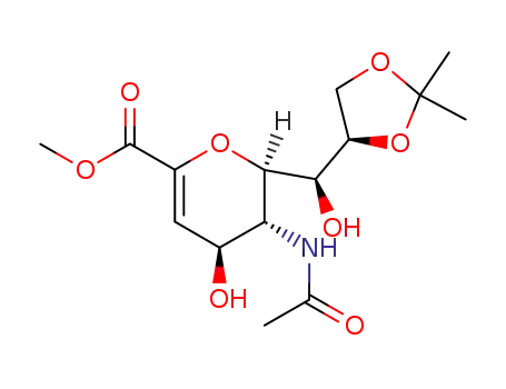 Methyl 5-acetamido-2,3,5-trideoxy-8,9-O-isopropylidene-D-glycero-D-galacto-non-2-enopyranosonate