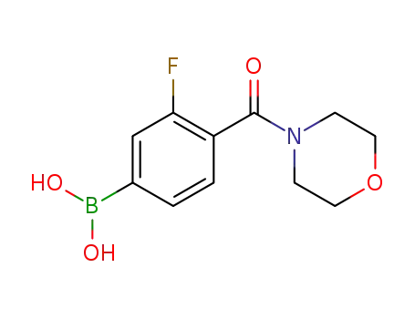3-플루오로-4-(4-모르폴리닐카르보닐)벤젠보론산, 97%
