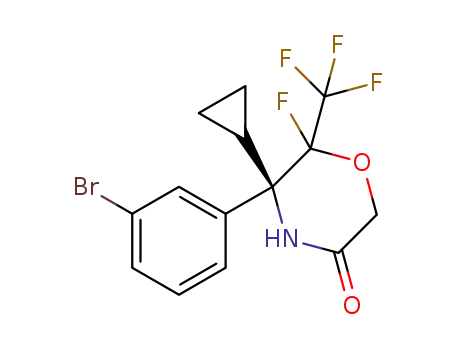Molecular Structure of 1352420-01-9 (C<sub>14</sub>H<sub>12</sub>BrF<sub>4</sub>NO<sub>2</sub>)