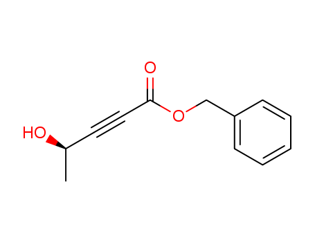 2-PENTYNOIC ACID, 4-HYDROXY-, PHENYLMETHYL ESTER, (4R)-