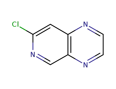 Molecular Structure of 93049-39-9 (PYRIDO[3,4-B]PYRAZINE, 7-CHLORO-)