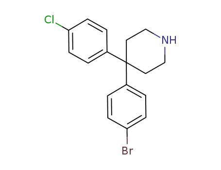 Piperidine, 4-(4-bromophenyl)-4-(4-chlorophenyl)-