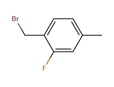 Benzene,1-(bromomethyl)-2-fluoro-4-methyl-