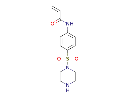Molecular Structure of 1306720-32-0 (N-[4-(piperazine-1-sulfonyl)phenyl]acrylamide)