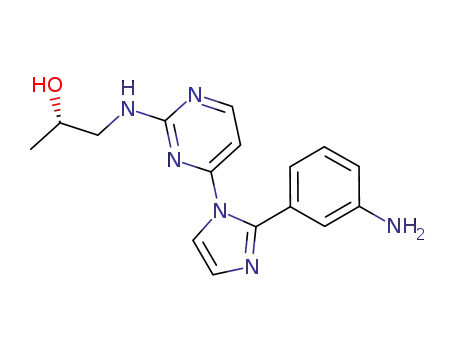(S)-1-(4-(2-(3-aminophenyl)-1H-imidazol-1-yl)pyrimidin-2-ylamino)propan-2-ol