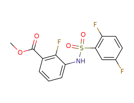 3-(2,5-Difluorobenzenesulfonylamino)-2-fluorobenzoic acid methyl ester