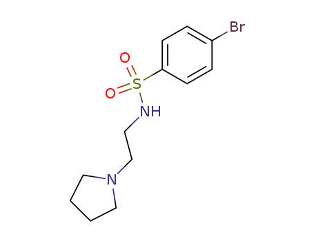 4-bromo-N-(2-pyrrolidin-1-ylethyl)benzenesulfonamide