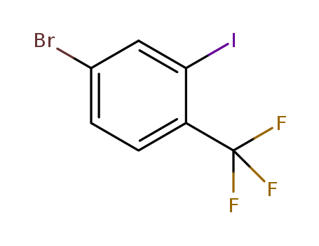 4-Bromo-2-iodo-1-(trifluoromethyl)benzene cas no. 1256945-00-2 98%