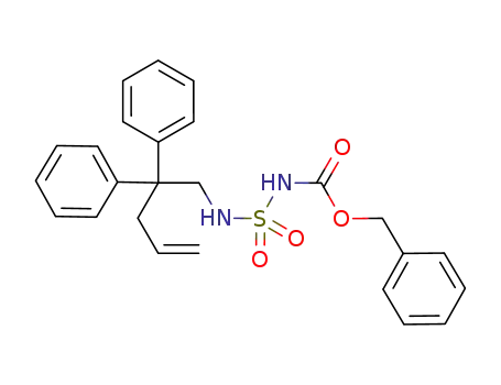 benzyl N-(2,2-diphenylpent-4-en-1-yl)sulfamoylcarbamate