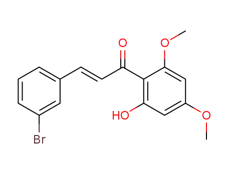 (E)-3-(3-bromophenyl)-1-(2-hydroxy-4,6-dimethoxyphenyl)prop-2-en-1-one