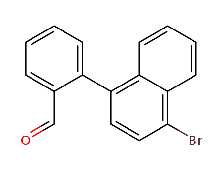 Molecular Structure of 1155911-73-1 (2-(4-bromonaphthalen-1-yl)benzaldehyde)