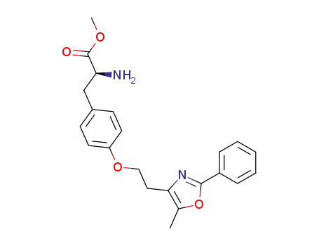 L-Tyrosine, O-[2-(5-methyl-2-phenyl-4-oxazolyl)ethyl]-, methyl ester