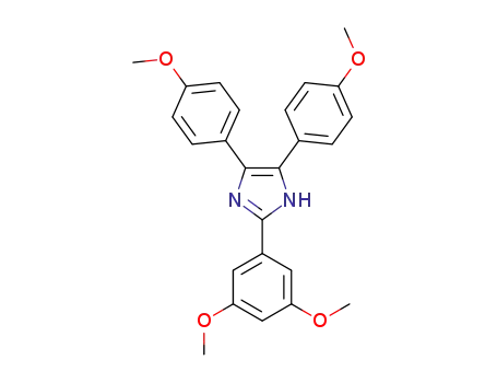 Molecular Structure of 312288-13-4 (2-(3,5-dimethoxyphenyl)-4,5-bis(4-methoxyphenyl)-1H-imidazole)