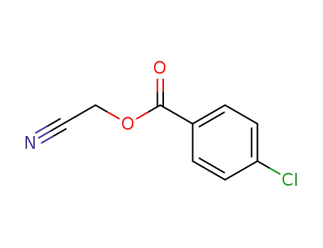 Molecular Structure of 80253-66-3 (cyanomethyl 4-chlorobenzoate)