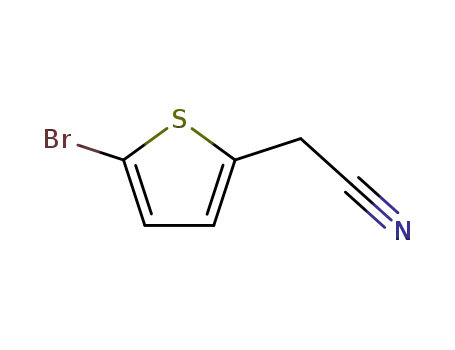 Molecular Structure of 71637-37-1 ((5-BROMO-THIOPHEN-2-YL)-ACETONITRILE)