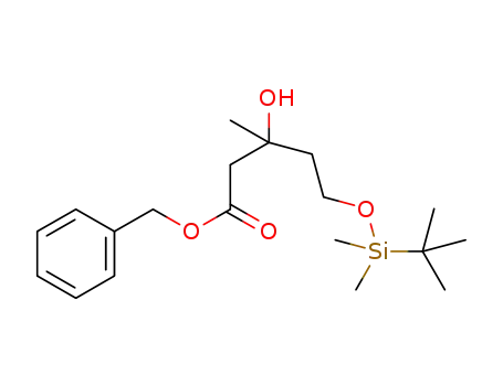 benzyl 5-((tert-butyldimethylsilyl)oxy)-3-hydroxy-3-methylpentanoate