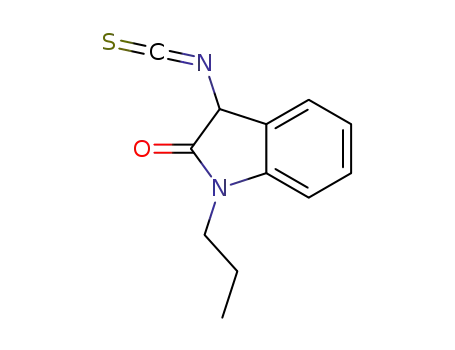 Molecular Structure of 1422555-11-0 (3-isothiocyanato-1-propylindolin-2-one)