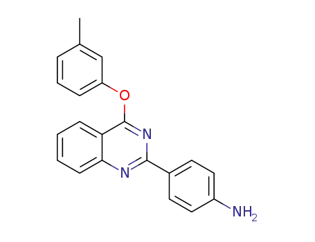 4-(4-(m-tolyloxy)quinazolin-2-yl)aniline