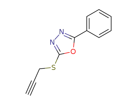 2-phenyl-5-(prop-2-yn-1-ylthio)-1,3,4-oxadiazole