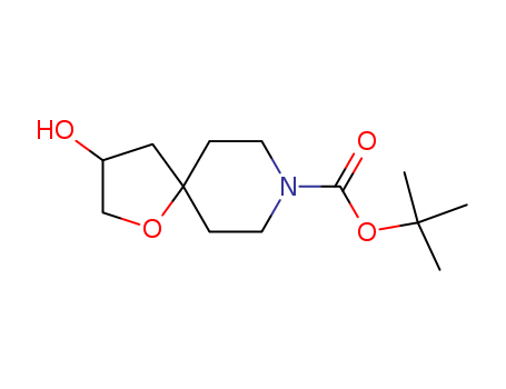 3-Hydroxy-1-oxa-8-azaspiro[4.5]decane-8-carboxylic acid tert-butyl ester 240401-09-6