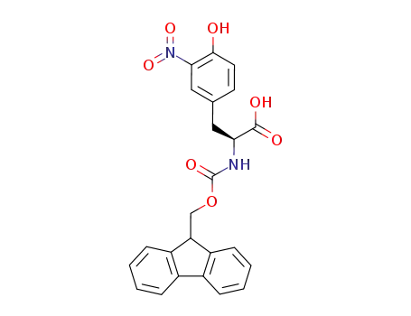 Molecular Structure of 136590-09-5 (FMOC-3-NITRO-L-TYROSINE)