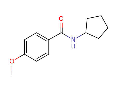 Molecular Structure of 346720-43-2 (N-cyclopentyl-4-methoxybenzamide)