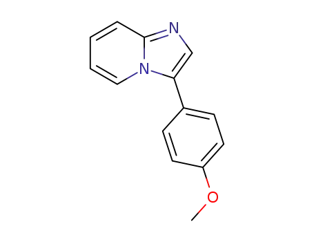 Molecular Structure of 1338248-76-2 (3-(4-methoxyphenyl)-imidazo[1,2-a]pyridine)