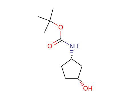 Carbamic acid, [(1S,3R)-3-hydroxycyclopentyl]-, 1,1-dimethylethyl ester (9CI)