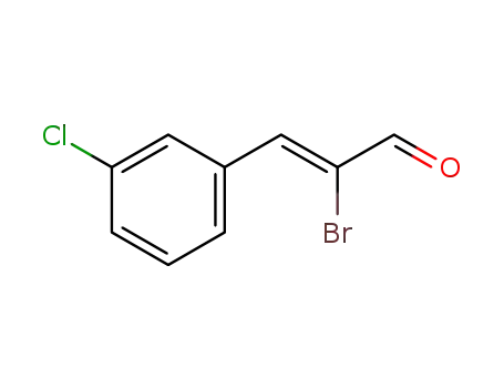 Molecular Structure of 1352755-79-3 ((Z)-2-bromo-3-(3-chlorophenyl)acrylaldehyde)