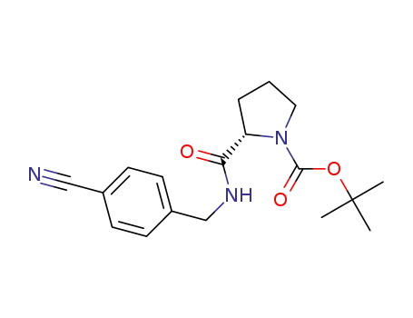 (S)-tert-butyl 2-((4-cyanobenzyl)carbamoyl)pyrrolidine-1-carboxylate