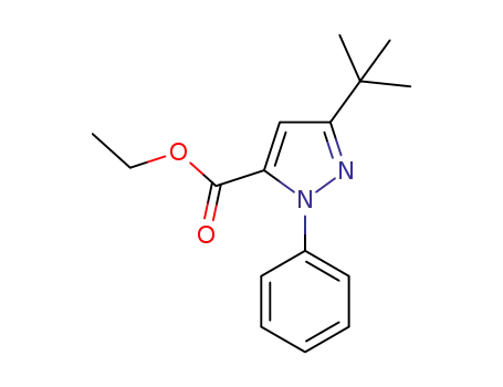 1H-pyrazole-5-carboxylic acid, 3-(1,1-dimethylethyl)-1-phe