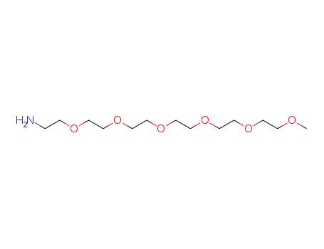 Molecular Structure of 184357-46-8 (2,5,8,11,14,17-Hexaoxanonadecan-19-amine)