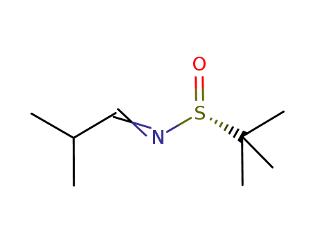 Molecular Structure of 196929-86-9 ((R)-N-(tert-butanesulfinyl)-N-(2-methylpropyliden)amine)