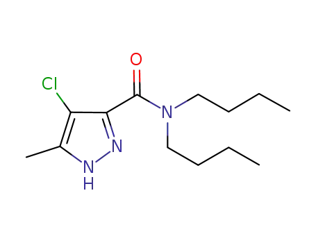 4-chloro-5-methyl-1H-pyrazole-3-carboxylic acid dibutylamide