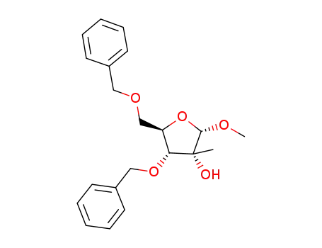 (2S,3R,4R,5R)-4-(benzyloxy)-5-((benzyloxy)methyl)-2-methoxy-3-methyloxolan-3-ol