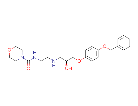 4-Morpholinecarboxamide,N-[2-[[2-hydroxy-3-[4-(phenylmethoxy)phenoxy]propyl]amino]ethyl]-