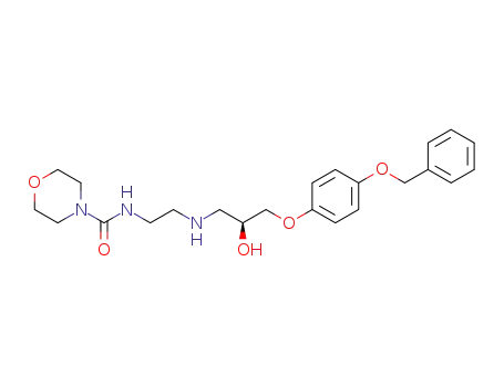 (S)-N-(2-(3-(4-(benzyloxy)phenoxy)-2-hydroxypropylamino)ethyl)morpholine-4-carboxamide
