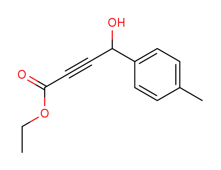 4-hydroxy-4-p-tolyl-but-2-ynoic acid ethyl ester